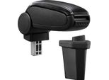 Rivestimento In Pelle Del Bracciolo Centrale Nero / Bianco Per Hyundai I20 Ii Dal 2014-