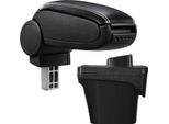 Copri Bracciolo Centrale In Pelle Nero/Bianco Per Peugeot 308 Ii 09/2013-