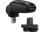 Copri Bracciolo Centrale In Pelle Nero / Bianco Per Vw Polo 9N 9N2 9N3 + Gti