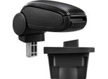 Copri Bracciolo Centrale In Pelle Nero / Bianco Per Opel Astra J 2009-