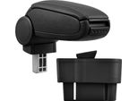 Bracciolo Centrale Mal Rivestimento In Pelle Nero Per Opel Corsa D Dal 2006-