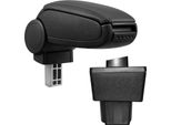 Bracciolo Centrale Mal Rivestimento In Pelle Nero Per Skoda Yeti Dal 2009-