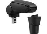 Bracciolo Centrale Mal Rivestimento In Pelle Nero Per Micra Iv K13 2010-