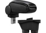 Copri Bracciolo Centrale In Pelle Nero/Bianco Per Peugeot 208 2012-