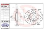 2X Brembo Disco Freno 09.9369.1X Per Opel Corsa D Hatchback (S07) Adam (M13)