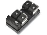 Pulsante In Alluminio Cromo Interruttore Regolatore Finestra Per Audi A4 S4 B8 8K A5 S5 8T 8F Q5 8R