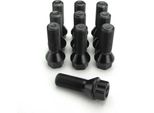 10X Perni Ruota Bulloni Ruota Distanziali Cerchi In Lega Collare Conico M14 X 1,25 50Mm