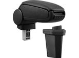 Bracciolo Centrale Mal Rivestimento In Pelle Nero Per Hyundai I20 Ii Dal 2014-