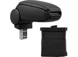 Bracciolo Centrale Mal Rivestimento In Pelle Nero Per Ford Ka Dal 2009-