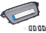 Griglia Radiatore Griglia Sportiva A Nido D'ape Nera Portatarga Pdc Per Audi A4 S4 B8 8K