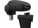Bracciolo Centrale Mal Rivestimento In Pelle Nero Per Peugeot 308 Ii Da 09/2013-