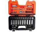 Bahco S330L Set Di Bussole E Bit Da 1/4'' 2/8'' 53 Pezzi Arancione Arancione Taglia Unica