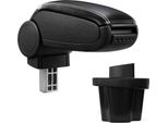 Copri Bracciolo Centrale In Pelle Nero/Bianco Per Hyundai Accent 2006-