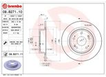 2X Brembo 08.B271.11 Disco Del Freno