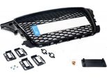 Griglia Del Radiatore Griglia Sportiva Griglia A Nido D'ape Porta Targa Per Audi A3 S3 8P 04/2008-