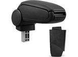 Bracciolo Centrale Mal Rivestimento In Pelle Nero Per Peugeot 206 + 206 Cc