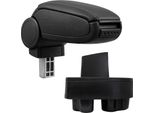 Bracciolo Centrale Mal Rivestimento In Pelle Nero Per Opel Corsa C 2000-2006