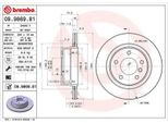 2X Disco Freno Brembo 09.9869.81 Per Bmw Z4 Roadster (E85) Z4 Coupé (E86) 75Mm