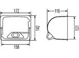 Alloggiamento Del Faro Hella Per Case Ih O&K Liebherr John Deere Goldhofer KÖGel