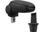 Bracciolo Centrale Mal Rivestimento In Pelle Nero Per Dacia Duster Dal 2010-