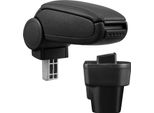 Bracciolo Centrale Mal Rivestimento In Pelle Nero Per Peugeot Bipper Dal 2008-