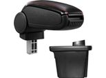 Bracciolo Centrale In Pelle Nero / Rosso Per Hyundai I30 2007-2012