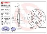 2X Disco Freno Brembo 09.4939.1X Per Fiat Bravo Ii (198) Doblo Cargo (223_)