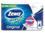 4 Rotoli Da Cucina Zewa Wisch&Weg Original A 2 Strati