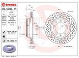 2X Disco Freno Brembo 09.C085.11 Per Porsche 911 (993) 911 Cabriolet (993) 65Mm