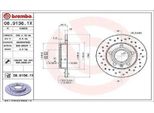 2X Disco Freno Brembo 08.9136.1X Per Audi A4 Avant (8ED B7) A4 Avant (8E5 B6)
