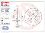 2X Disco Freno Brembo 08.C250.21 Per Hyundai I40 Cw (Vf) I40 (Vf) 25Mm 284Mm