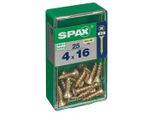 Set Di 20 Viti In Acciaio A Testa Svasata Pozidriv Spax, Diam.3,5 Mm X L.16 Mm