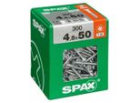 Set 300 Viti Spax Torx In Acciaio A Testa Svasata, Diam.4,5 Mm X L.50 Mm