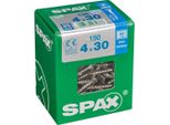 Set Di 150 Viti Spax In Acciaio Inox Testa Svasata Torx, Diam.4 Mm X L.30 Mm