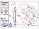 2X Brembo Disco Freno 09.8485.1X Per Nissan 350 Z (Z33) 350 Z Roadster (Z33)