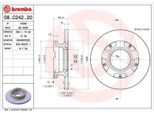 2X Disco Freno Brembo 08.C242.20 Per Furgone Ford Transit V363 (Fcd Fdd)