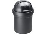 Cestino Per Rifiuti 10 L Roll Bob, Colore:Nero