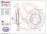 2X Disco Freno Brembo 09.B356.1X Per Opel Astra J Sports Tourer (P10) Astra J
