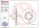 2X Brembo Disco Freno 09.B410.10 Per Nissan Cabstar (F24M F24W) 45Mm 276Mm