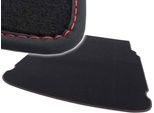 Tappetino Per Mercedes Classe E S213 Estate & Amg Tappetino Di Protezione Per Il Bagagliaio In Moquette Velours, Cuciture Decorative Rosse