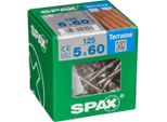 Set Di 125 Viti Spax In Acciaio Inox A Testa Cilindrica, Diam.5 Mm X L.60 Mm