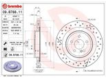 2X Disco Freno Brembo 09.B788.11 Per MERCEDES-BENZ Classe A (W176) 42Mm