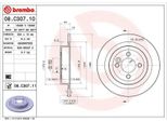 2X Disco Freno Brembo 08.C307.11 Per Mini Hatchback (R56) Clubman (R55) 44Mm