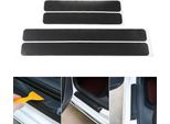 4X Modanature Per Soglie Delle Porte Design Foil + Spatola Nero Carbone