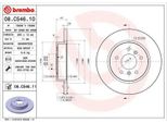 2X Disco Freno Brembo 08.C546.11 Per Renault Kadjar (Ha_ Hl_) Captur Ii 47Mm