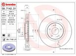 2X Disco Freno Brembo 09.7142.31 Per Mitsubishi Lancer Vi Sedan (Cj_ Cp_)