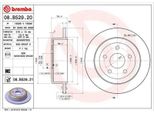 2X Disco Freno Brembo 08.B529.21 Per Jeep Wrangler Iii (Jk) Wrangler Iv (Jl)