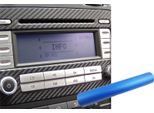 Set Di Pellicole Di Design Per Interni Premium Per Modanature E Decorazioni Per Auto In Blu Carbonio
