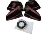 Originale Vw R Blackline / Luci Posteriori A Led Nere + Cablaggio Per Vw Golf Vii 7