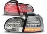 Set Di Luci Posteriori Originali Jom Led Silver Edition Per Vw Golf 6 Vi MK6 Berlina